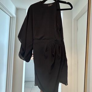 Michael Costello x revolve one sleeve black dress size xs